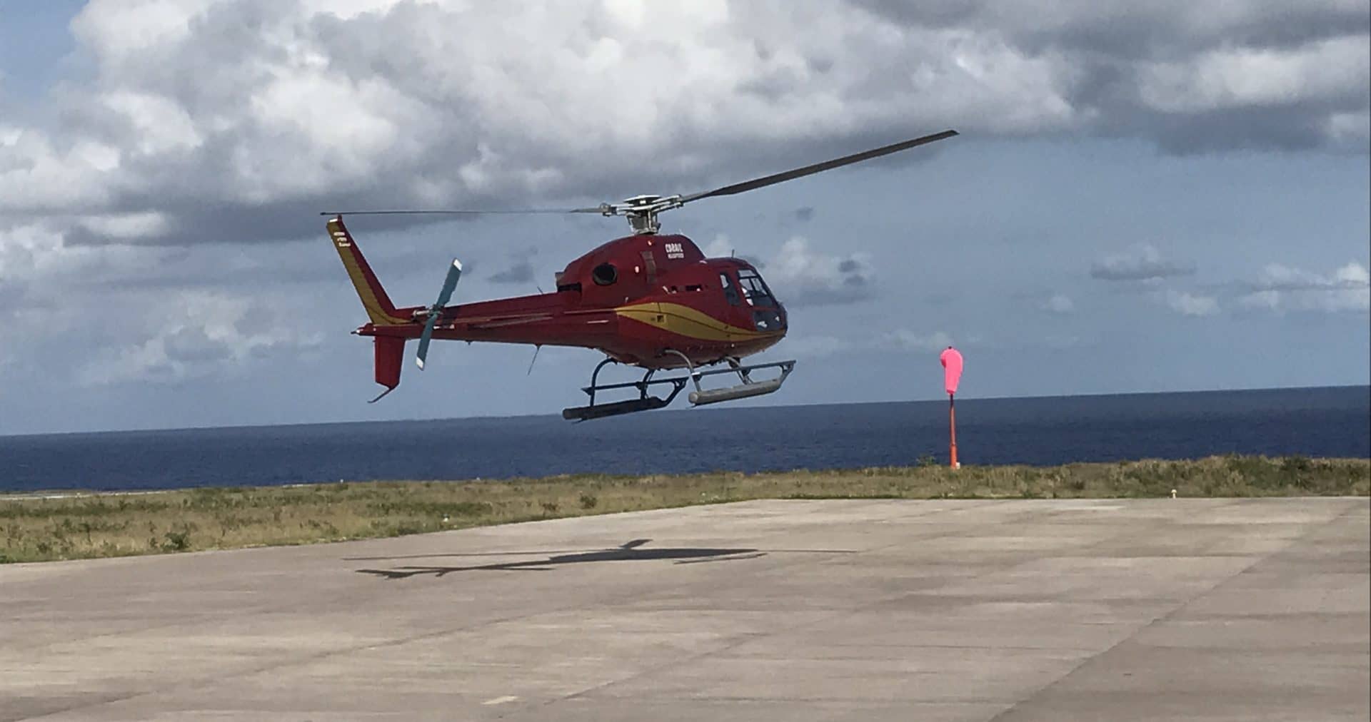 saba island helicopter